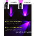 365nm & 395nm 2 in 1 Blacklight Ultraviolett Taschenlampe